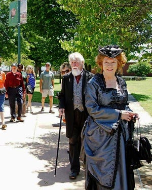 Area residents Floyd and Sue Robison will portray Judge and Mrs. Isaac C. Parker during the Fort Smith Museum of History's Downtown Stroll, which begins at 11 a.m. June 3. The event features re-enactors, a guided tour and more. [PHOTO COURTESY FORT SMITH MUSEUM OF HISTORY]