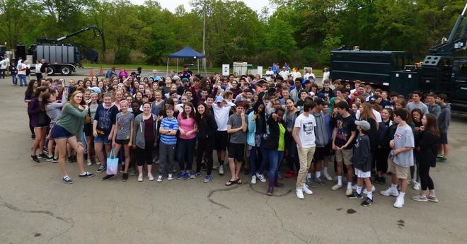 Concord Public Works celebrated the American Public Works Association, Public Works Week by hosting the eighth grade from the middle school May 24. [Courtesy Photo]