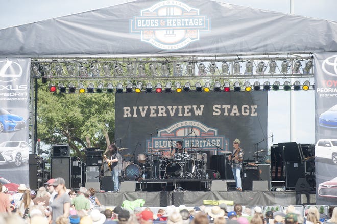 LEWIS MARIEN/JOURNAL STAR

Guitarist Laith Al-Saadi and his band perform In 2016 on the Riverview Stage at the 28th annual Peoria Blues and Heritage Festival.