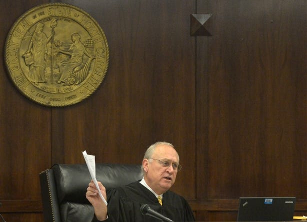 Superior Court Judge Wayne Abernathy might go on the list of substitute judges and also might return to teaching. [ TIMES-NEWS FILE PHOTO ]