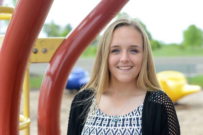 Mikayla Griffin, of Conwell-Egan Catholic High School, is the 10th of 11 children and looks to her older sister as a mentor.