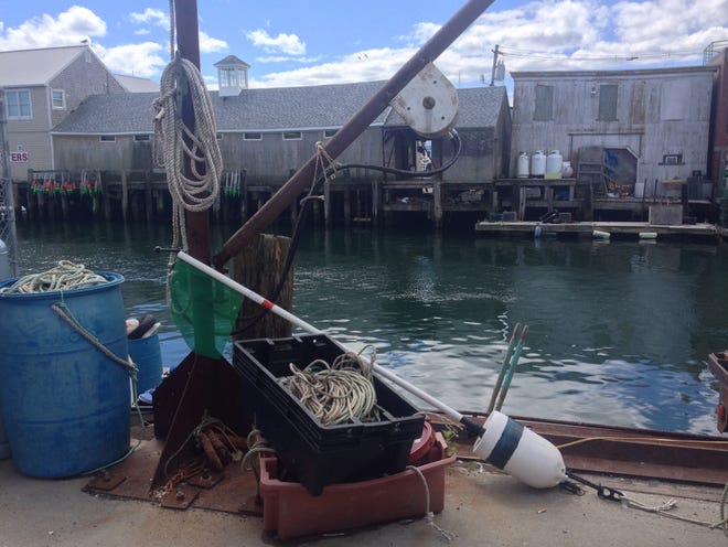 The historic wharves and sheds at the Old Port are still in use by lobster fishermen. [Special to The Journal / Terry Robe]