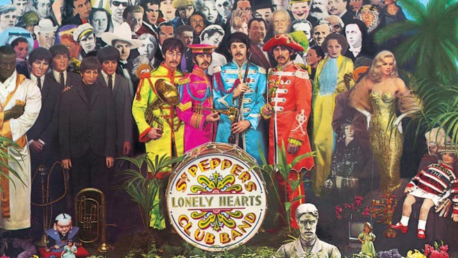 “Sgt. Pepper’s Lonely Hearts Club Band.” (Courtesy of EMI)