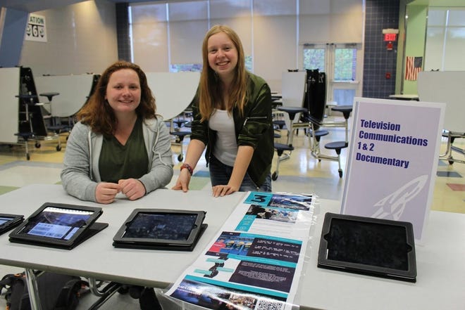 Students participate in Innovation Night at Needham High School. [Courtesy Photo]