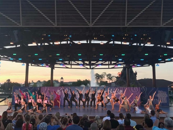 Members of The Performing Arts Connection's Eclipse Dance Team recently performed at the Walt Disney World Resort in Florida. [Courtesy Photo]