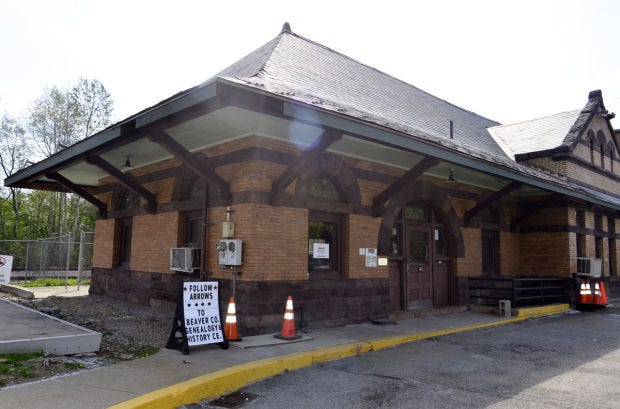This is the exterior of the train station on East End Avenue in Beaver, which has been turned into the Beaver Area Heritage Museum.