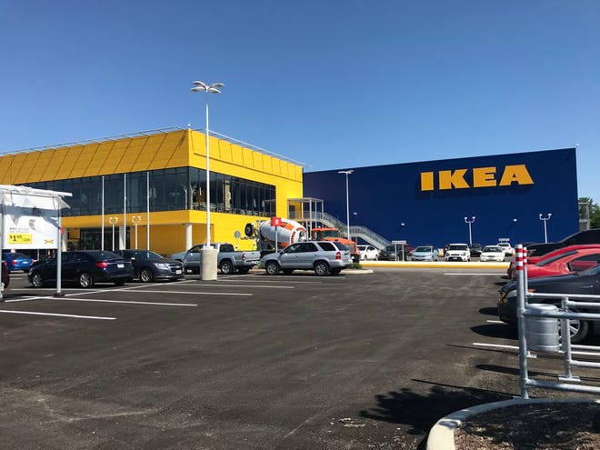 The new Columbus Ikea store, one week before its grand opening