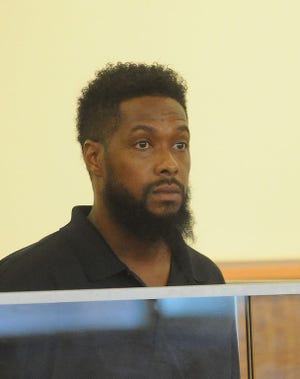 William Whitson, accused of stabbing a pit bull five times, is seen in this file photo during his arraignment at Fall River District Court on Friday, Sept. 11, 2015.
