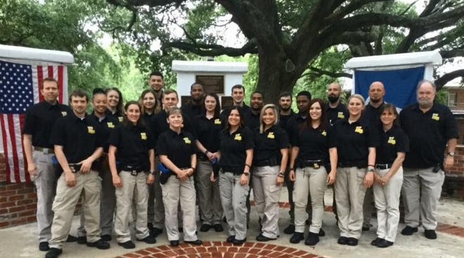 Front Row: Cory Bennett, Anne Winterton, Brenda Fox, Jessica Hebert, Caroline Chevez, Brittany Martinez, Jacqueline Bonner, Maria Pollage-Toups - Academy Director; Middle Row: Joseph Cotton - Training Specialist; Marlanna Houston, Hanna Minnick, Denver Harcum, Jennifer Hooper, Christian Reed, Trenton Raby; Back Row: Amanda Vincent, Frammy Figueroa, Jeffery Henderson, Christopher Cooke, Allex Poole, Jacob Falgout, Michael Culotta, Bill Corkern - Training Specialist