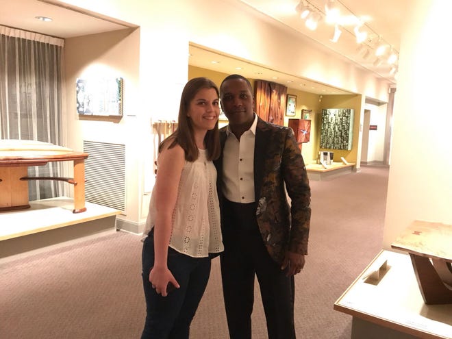 "Being in such proximity to an artist I have admired for so long was truly mesmerizing," reality panelist Elizabeth Irons says of attending Leslie Odom Jr.'s concert at the Michener Museum in Doylestown Thursday night and briefly getting to meet him.