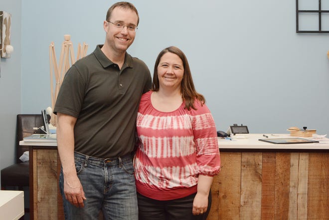 Wayne and Christal Giznisky own Yarn Hoppers at 136 E. Maumee St., Suite 5, in downtown Adrian