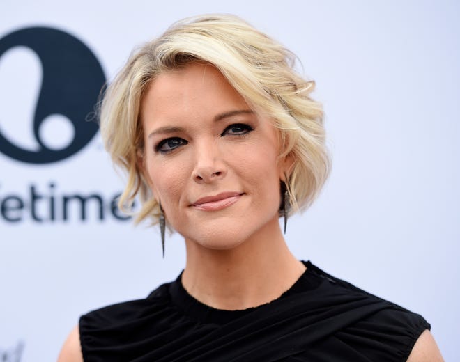 FILE - In this Dec. 7, 2016 file photo Megyn Kelly poses at The Hollywood Reporter's 25th Annual Women in Entertainment Breakfast in Los Angeles. Kelly defended her decision to feature "InfoWars" host Alex Jones on her NBC newsmagazine despite taking heat Monday from families of Sandy Hook shooting victims and others, saying it's her job to "shine a light" on newsmakers. Critics argue that NBC's platform legitimizes the views of a man who, among other conspiracy theories, has suggested that the killing of 26 people at the Sandy Hook Elementary School in Newtown, Connecticut, in 2012 was a hoax. (Photo by Chris Pizzello/Invision/AP, File)