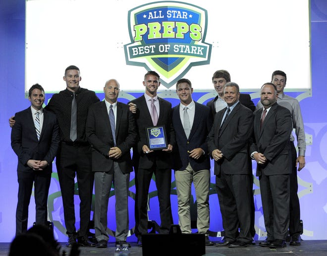The 2017 state champion Jackson boys basketball team was the Aultman Team of the Year at the All Star Preps Best of Stark 2017 Gala, June 13, 2017. (CantonRep.com / Ray Stewart)
