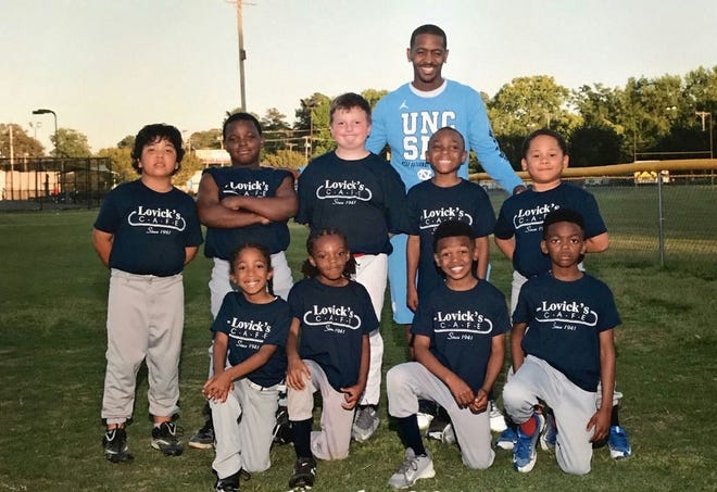 The U-8 Kinston Cardinals went 9-1-1 during the spring season and was coached by Cardiesse Veal, who will head the U8 Lenoir County Babe Ruth baseball team later this month. The Cardinals consisted of, kneeling from left, Zamari Mewborn, Ja'Mari Butler, Julian Veal and Christian Veal, along with, standing from left, Johnroy Shannon, Kenneth Cox-Keys, Charlie Casper, Tyler Egleton and Christian Myers. Seth Wilson wasn't in the picture, but also played for the Cardinals.