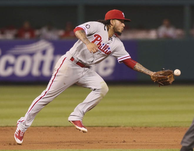 (File) Freddy Galvis has eight home runs and 33 RBIs this season.