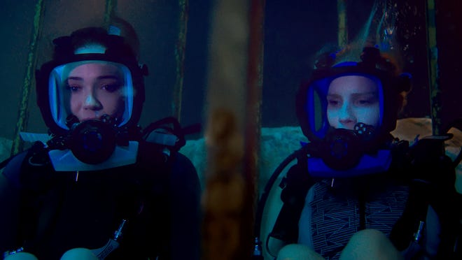 Lisa (Mandy Moore) and Kate (Claire Holt) find themselves in hot water in "47 Meters Down." [Entertainment Studios Motion Pictures]