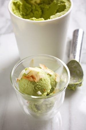 Avocado and Coconut Ice Cream.

[MUST CREDIT: Photo by Deb Lindsey for The Washington Post]