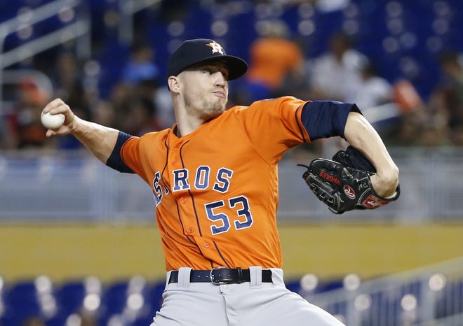 The Astros gave up a large sum when they traded for relief pitcher Ken Giles in 2015, but it appears to have worked out unlike the Red Sox's last two moves to acquire set-up men. Carson Smith and Tyler Thornburg are both out of action. [THE ASSOCIATED PRESS]