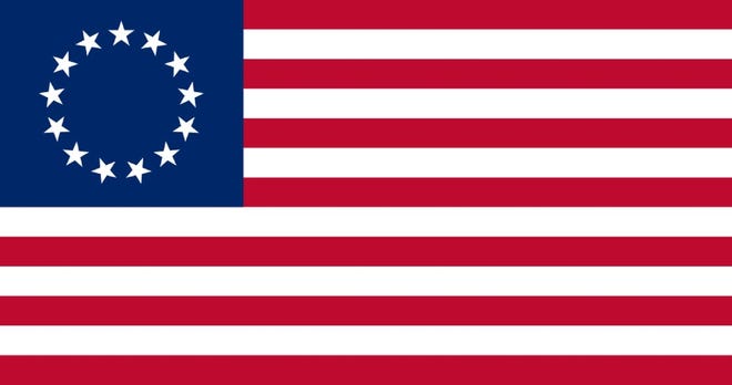 On June 14, 1777, the Second Continental Congress approved the design of the original American flag.