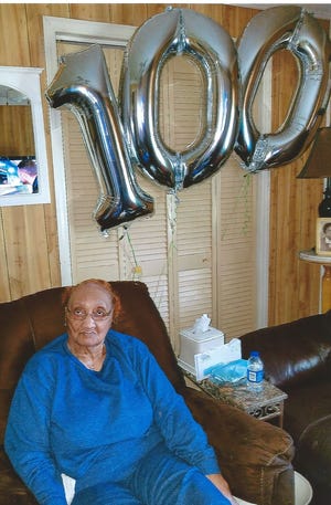 Blanche Cook was honored by family with a celebration on her 100th birthday. [SUBMITTED PHOTO]