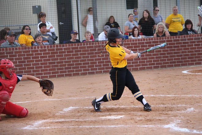 St. Amant outfielder Abby McKey was a first-team selection on the LSWA All-State team. Photo by Kyle Riviere.
