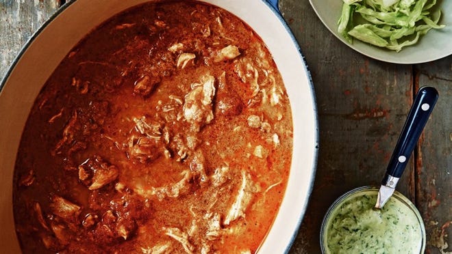 This pulled chicken mole will easily feed a crowd, and you could serve it with tacos or slider buns. Contributed by Colin Clark