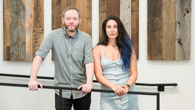 Kacey Samiee and Aaron Lindsey have opened A Modern Step upscale flooring gallery.