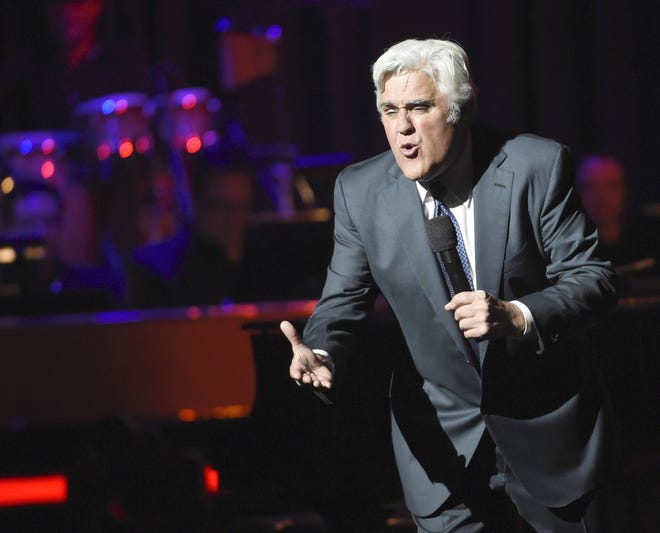 Comedian Jay Leno, shown performing during a SeriousFun Children's Network event in 2015, has stepped in to open Chautauqua Institution's summer 2017 season on Saturday after Aretha Franklin canceled her sold-out concert. [THE ASSOCIATED PRESS]