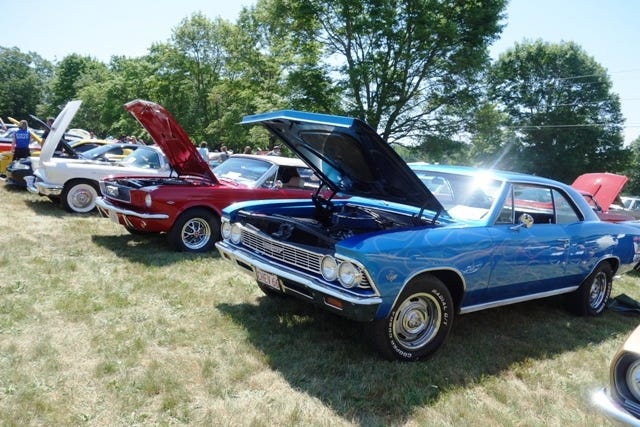 More than 1,000 vehicles are expected to show their stuff at the annual Medfield on the Charles car show on June 25.



[File Photo]
