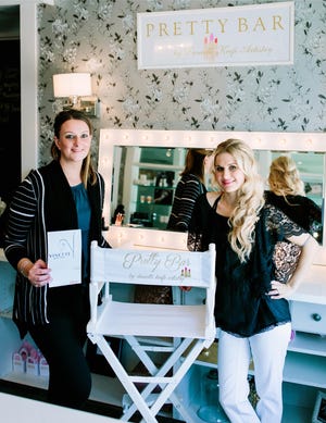 Ashley DuPont, left, owner of Vinette Day Spa, and Danielle Keefe, owner of Pretty Bar, will be hosting a Swag Wag June 25 in North Scituate to benefit C.A.R.E. - Center for Animal Rescue and Education.

[Courtesy Photo/Christina Ward Photography]