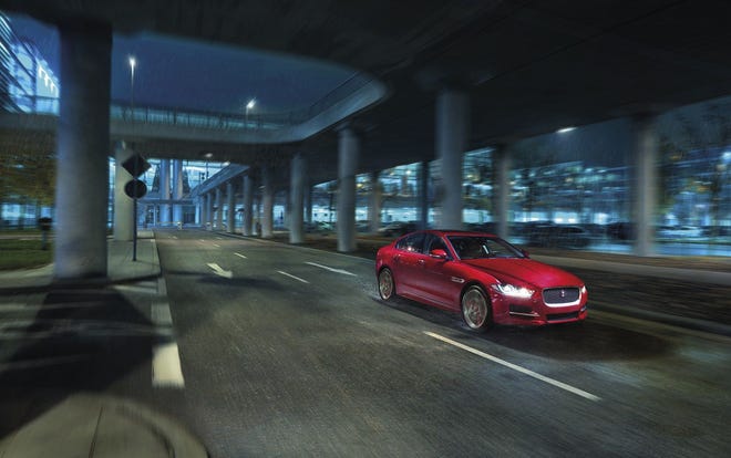 The Jaguar XE updates for 2017 include the addition of an optional torque on-demand all-wheel-drive powertrain and a host of newly available infotainment and driver assistance technologies. The XE is available with a choice of three powertrains: the 340-horsepower supercharged 3.0-liter V6; a 240-hp, 2.0-liter turbocharged gasoline four-cylinder and a 180-hp, 2.0-liter turbocharged diesel four-cylinder. A ZF eight-speed automatic transmission routes power to the wheels across the entire range of engines available in the XE.