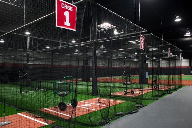 RYAN MICHALESKO/JOURNAL STAR The Yard is a 60,000 square-foot indoor practice sports complex located on Altorfer Drive in Peoria. The facility offers regulation size baseball and softball infields, batting and pitching cages, and a soccer field.