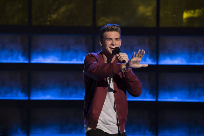 Devin Hayes performs on the episode of "Boy Band" that aired Thursday night on ABC. (ABC/Eric McCandless)