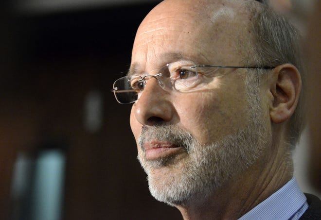 Gov. Tom Wolf said a bill he signed into law on Tuesday making it a crime to lie about military service or decorations for profit is "incredibly important."