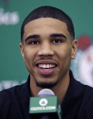 Jayson Tatum and his fellow Celtics rookies say they're eager to get started on their pro careers.