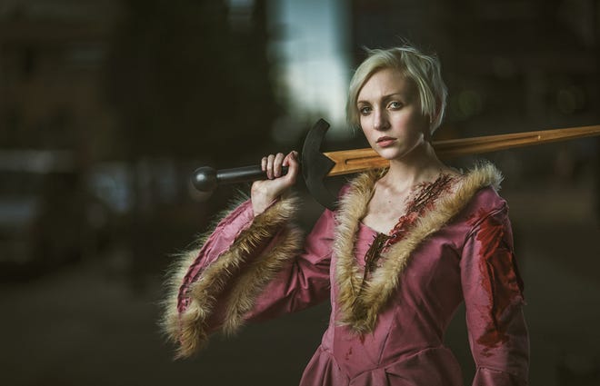 COURTESY PHOTO/WeNEALS PHOTOGRAPHY AND RETOUCHING Cassidy Nemick cosplays as Brienne of Tarth from 'Game of Thrones.'