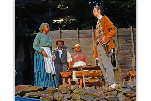 A scene from ‘Pathway to Freedom,’ which has shows in July and August. (Contributed photo)