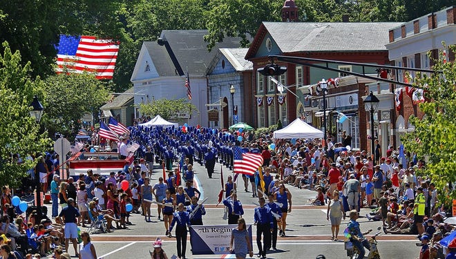 Scenes from the annual Hingham Fourth of July parade on Main Street in Hingham Square on Monday, July 4, 2016.Patriot Ledger photo/Greg Derr