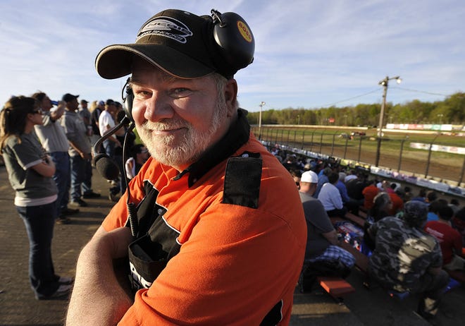 Eriez Speedway owner Bob Rohrer, is pictured at his track at the age of 61 in May 2013. [GREG WOHLFORD/ERIE TIMES-NEWS]