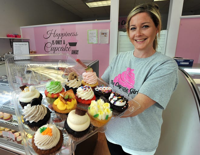 Sara Robinson, owner of The Cupcake Girl in Hopedale.

[Daily News and Wicked Local Staff Photo/ Allan Jung]