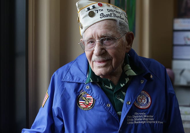 Pearl Harbor survivor Bernie Comito was 17 when he enlisted in the Navy more than 75 years ago.

(IndeOnline.com / Kevin Whitlock)