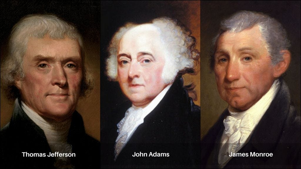 president born and died on july 4