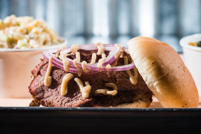 One of the offerings from GottaQ Smokehouse BBQ, which recently earned top honors from Mobile Cuisine's national Best Food Truck BBQ contest. [Courtesy Blueflash Photography]