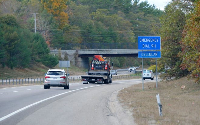 A section of Interstate 495 north, in Middleboro.