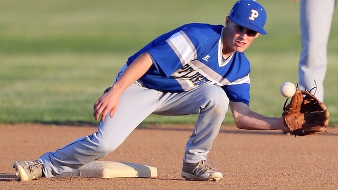 Pflugerville sophomore shortstop Travis Chestnut has been voted the newcomer of the year in District 13-6A. CREDIT: Jamie Harms/For American-Statesman