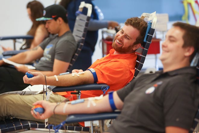 A blood drive will be from 10 a.m. to 4 p.m. Tuesday at the Leesburg Public Library, 100 E. Main St. All donors will receive a free movie ticket and wellness checkup. Identification is required. Call 352-728-9790. [GATEHOUSE MEDIA FILE]