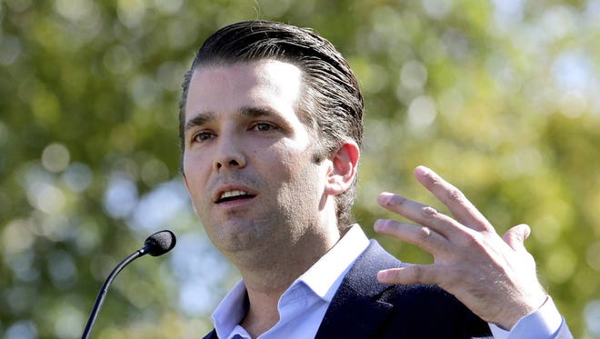 Donald Trump’s eldest son, son-in-law and then-campaign chairman met with a Russian lawyer shortly after Trump won the Republican nomination, in what appears to be the earliest known private meeting between key aides to the president and a Russian. (Associated Press, file)