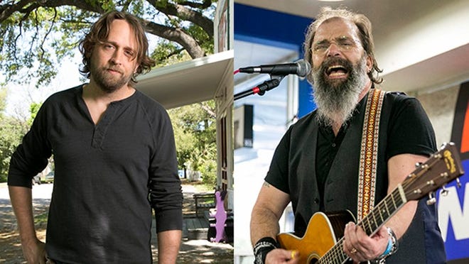 Hayes Carll and Steve Earle are in a singer-songwriter battle of words after Earle's ex-wife Allison Moorer began a relationship with Carll. Photos by Jay Janner.