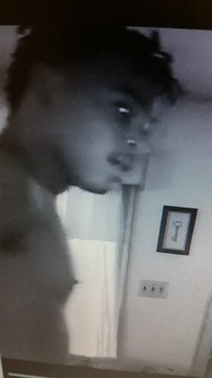 A home surveillance system captured this image of a burglar at a North Linden house during a June 26 break-in. [CRIME STOPPERS]