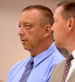 Todd Wakefield makes a court appearance at Danielson Superior Court House Monday July 10, 2017. [Aaron Flaum/NorwichBulletin.com]